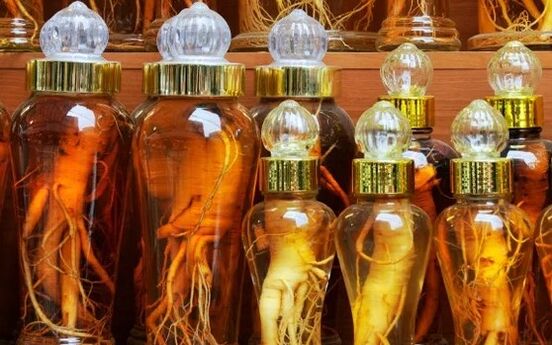 La teinture d'alcool de ginseng